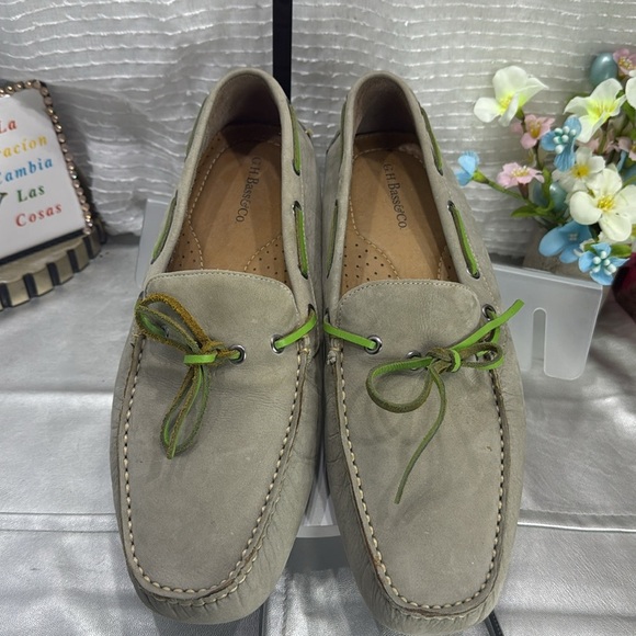 (N8) G.H.BASS FRANCHITTI POPTIE, slip-on leather moccasins, size 12M, men's - Picture 2 of 10